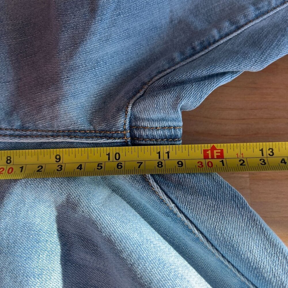 Evidnt Verona Womens Skinny Ankle Distressed Jeans Sz 29 Light Wash - Picture 8 of 9